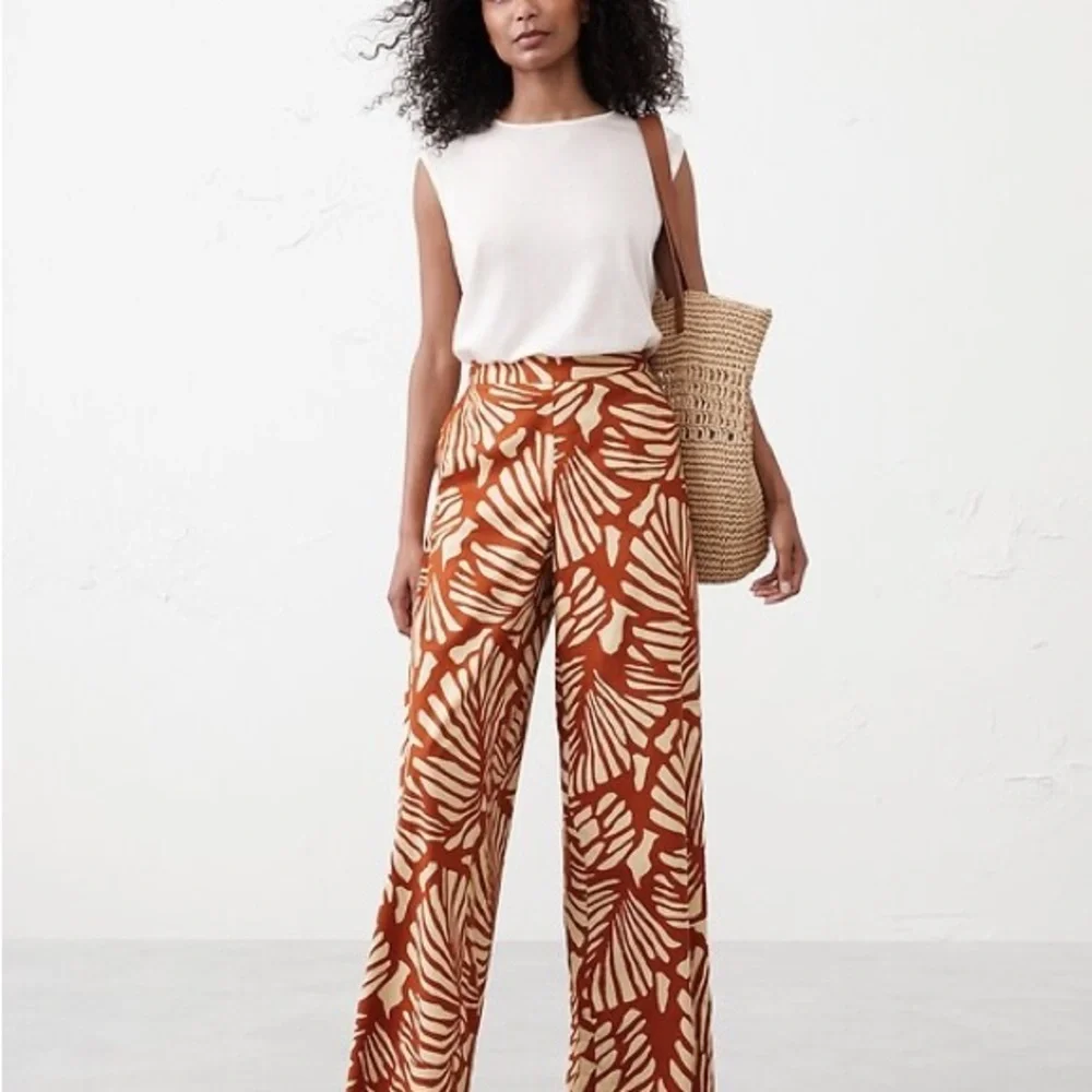 Hayden linen blend wide leg pant - Picture 2 of 2